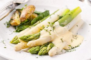 Spargel Teller