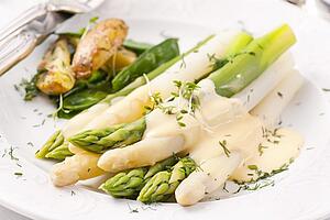Spargel Teller
